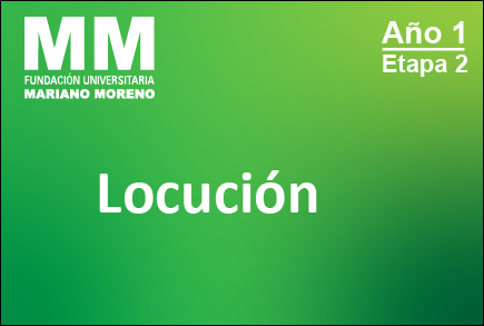 Locución - Periodismo