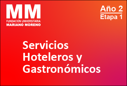 Servicios Hoteleros y Gastronómicos - Turismo