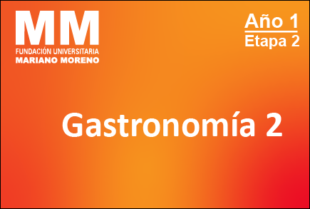 Gastronomía II - Gastronomía
